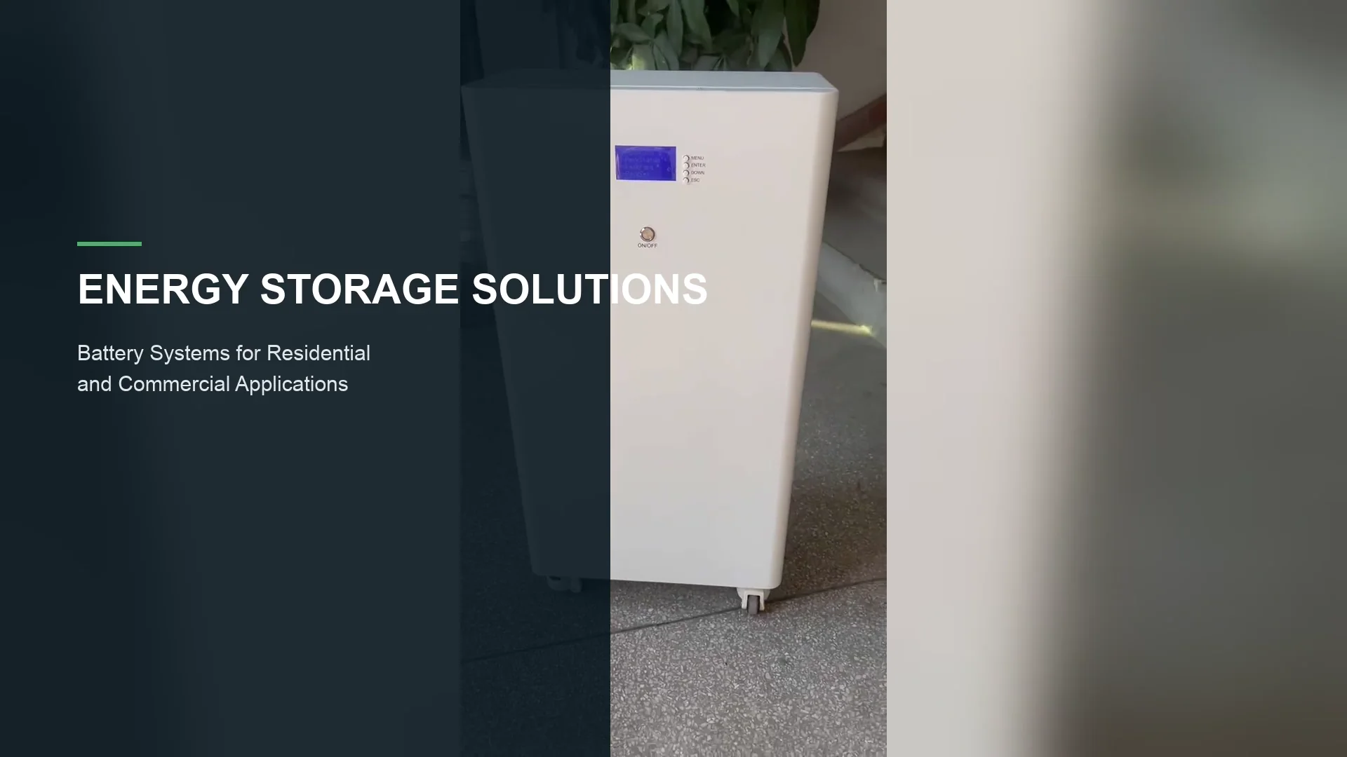 Energy Storage Solutions video cover